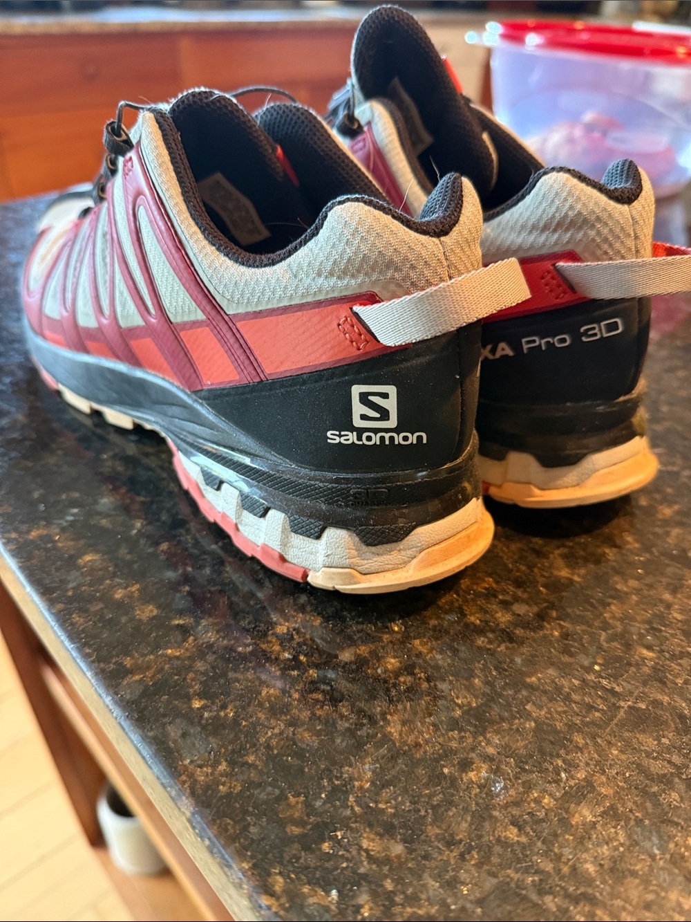 Salomon XA Pro 3D Trail Shoes - Pink and Gray